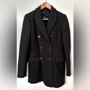 ZARA- ladies double breasted wool peacoat